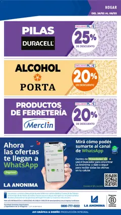 Vista previa La Anonima catálogo válido desde el 26.02.2026 | Página: 46