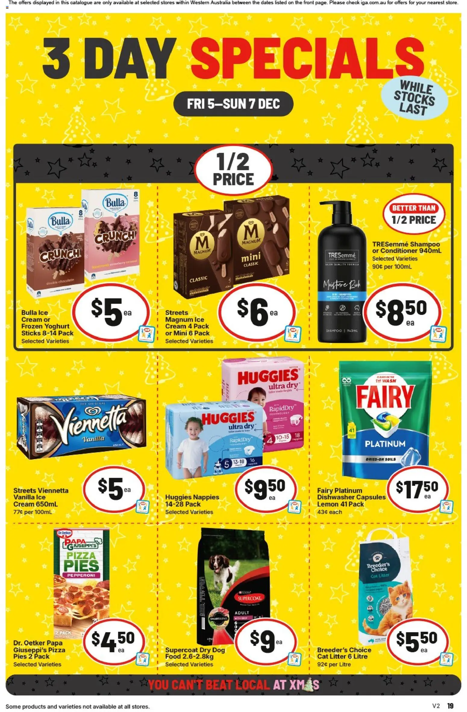 IGA catalogue - valid from 05.12.2025 | Page: 3 | Products: Shampoo, Beef, Cream, Lemon