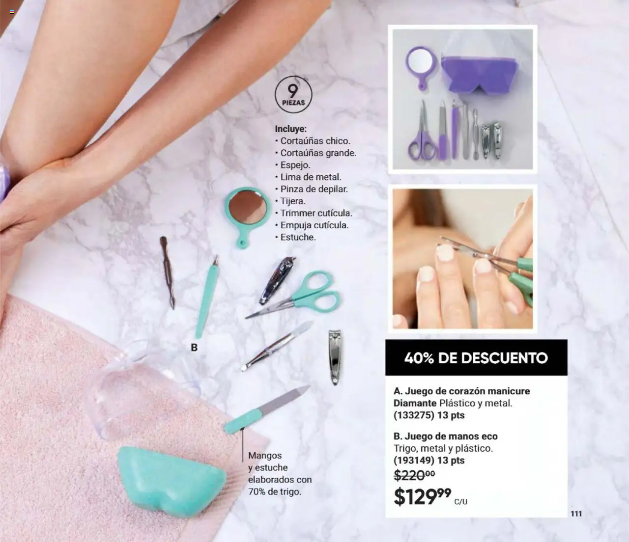 Nuevas ofertas de AVON válidas en toda la República Mexicana desde el 09.08.2025. ¡Encuentra las mejores ofertas en AVON - Casa & Estilo 13 2025! | Página: 113 | Productos: Lima, Estuche, Juego, Pinza