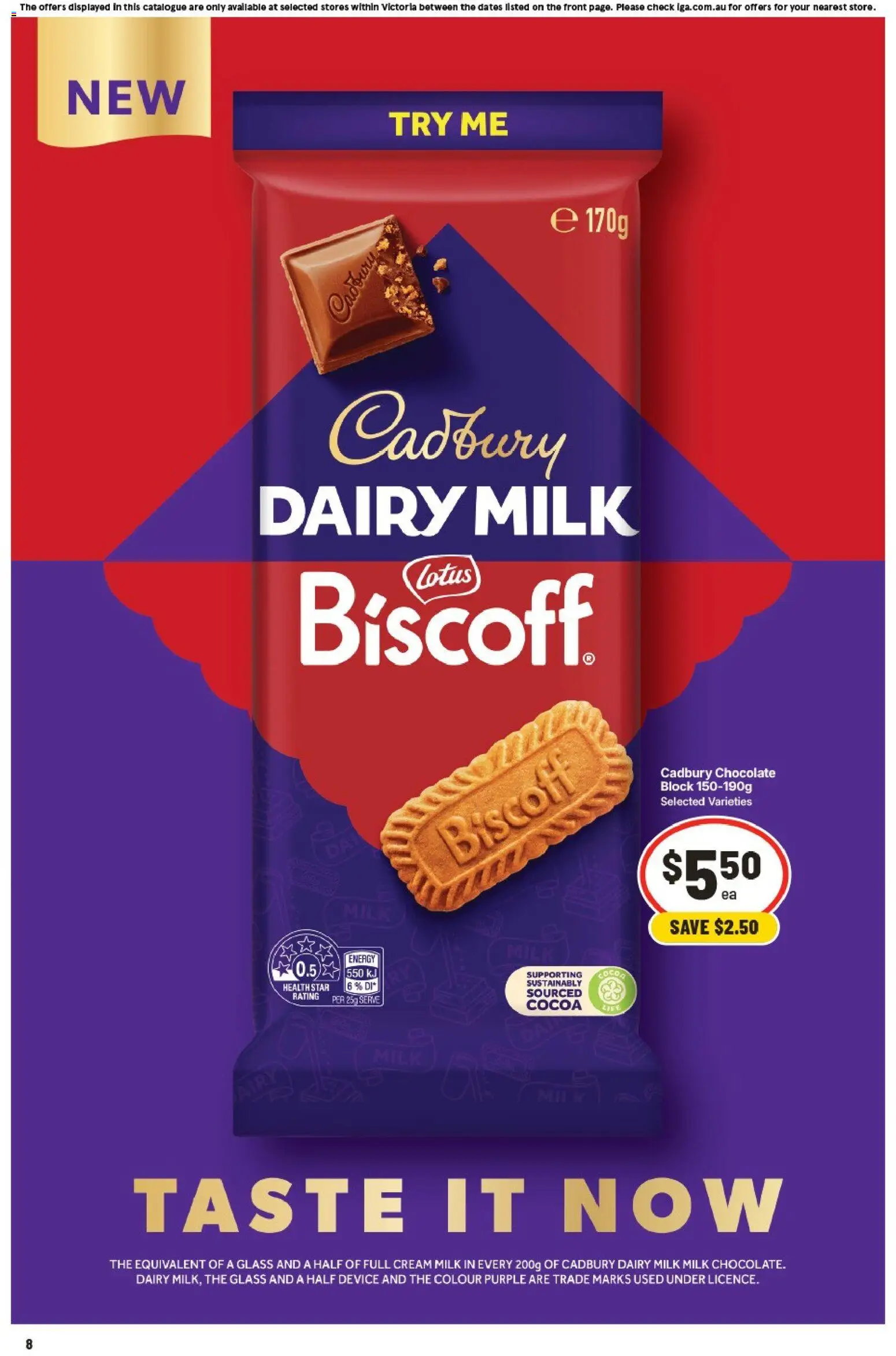 IGA catalogue - valid from 25.02.2026 | Page: 13 | Products: Milk, Chocolate, Biscuits