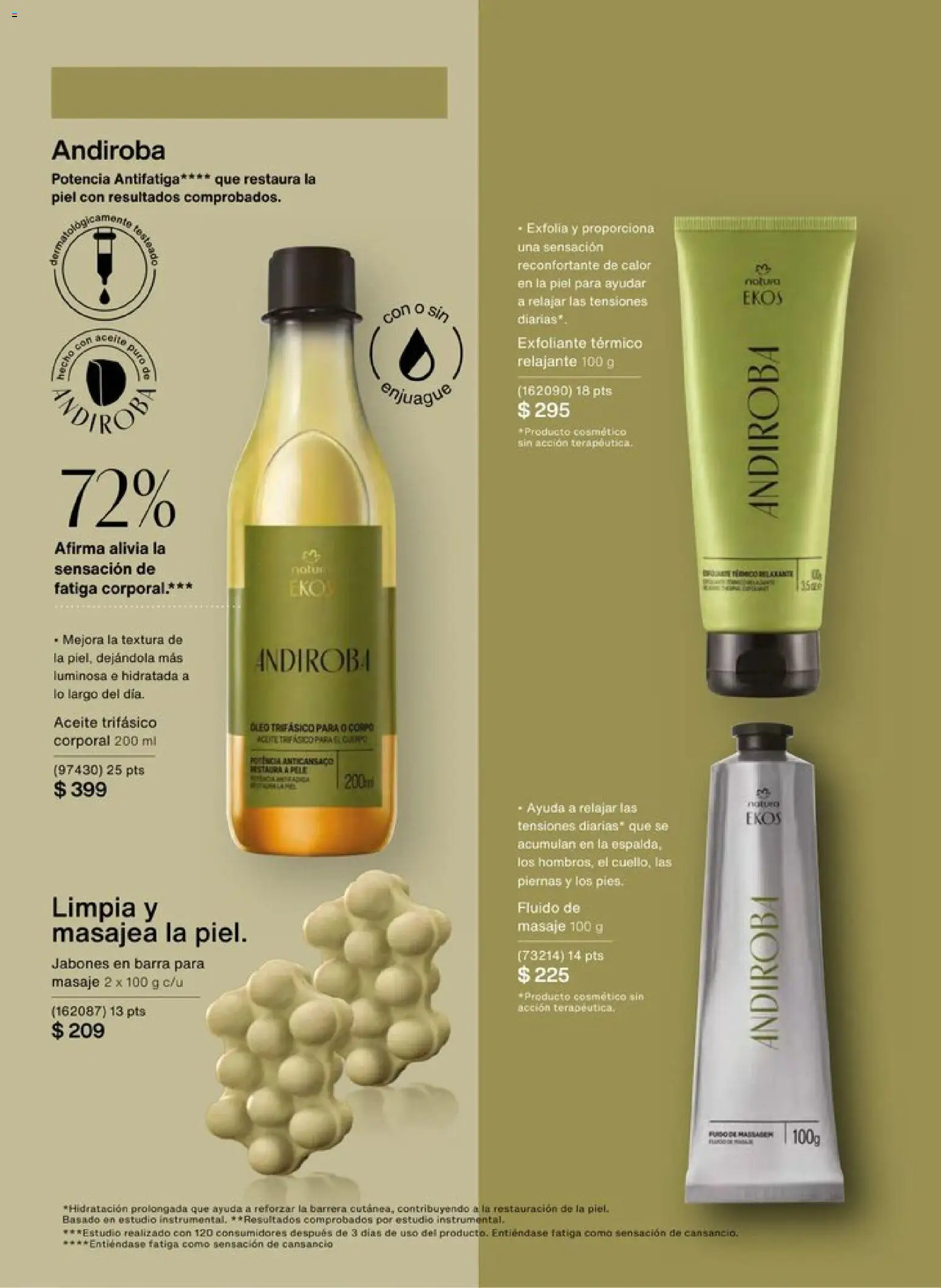 Nuevas ofertas de Natura válidas en toda la República Mexicana desde el 20.12.2025. ¡Encuentra las mejores ofertas en Natura campaña 1 2026! | Página: 117 | Productos: Aceite, Barra