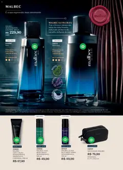 O Boticário - Ciclo 03/2026 - Pré-Visualização do folheto da loja O Boticário, válido de 09.02.2026 | Página: 73 | Produtos: Desodorante, Necessaire, Vinho, Body