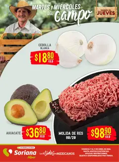 Vista previa de Soriana Martes y Miércoles del Campo Híper: Tamaulipas (excepto Cd. Victoria y Tampico), nuevo folleto de la tienda, válido en México a partir del 07.04.2026