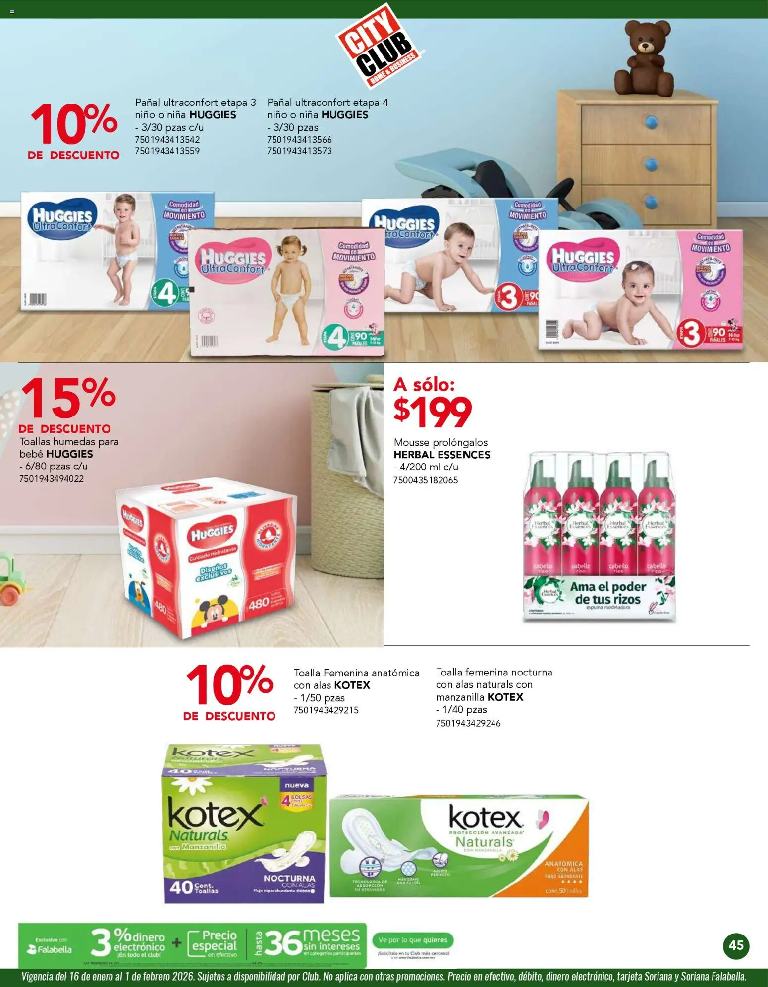 Nuevas ofertas de City Club válidas en toda la República Mexicana desde el 01.01.2026. ¡Encuentra las mejores ofertas en City Club catálogo! | Página: 45