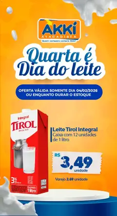 Akki Atacadista - Ofertas do Dia - Pré-Visualização do folheto da loja Akki Atacadista, válido de 04.02.2026