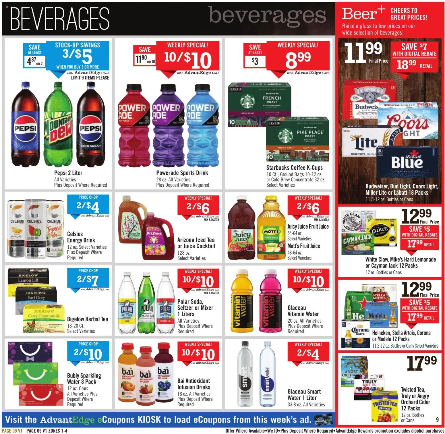 Price Chopper - Weekly Ad - valid from 15.03.2026 | Page: 9 | Products: Cider, Coffee, Sugar, Lemon