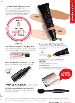 Vista previa de Esponja para Maquillaje Mary Kay, Makeup sponge. Helps to blend and achieve a uniform and natural finish., nuevo folleto de la tienda, válido en México a partir del 01.09.2025 | Página: 37