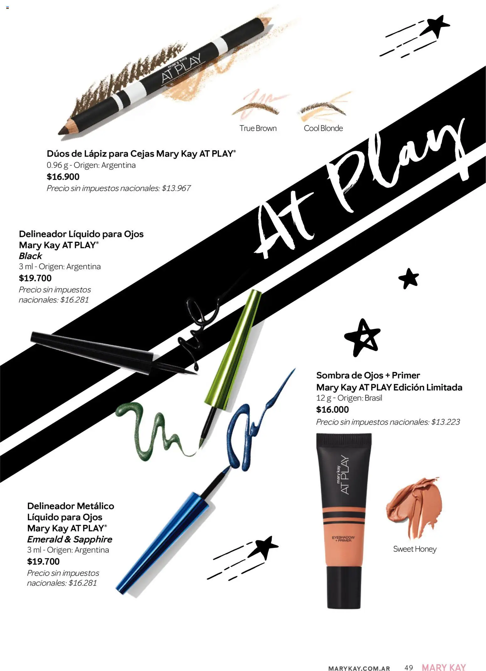 Mary Kay catálogo │ válido desde el 01.03.2026 | Página: 49 | Productos: Sombra, Delineador