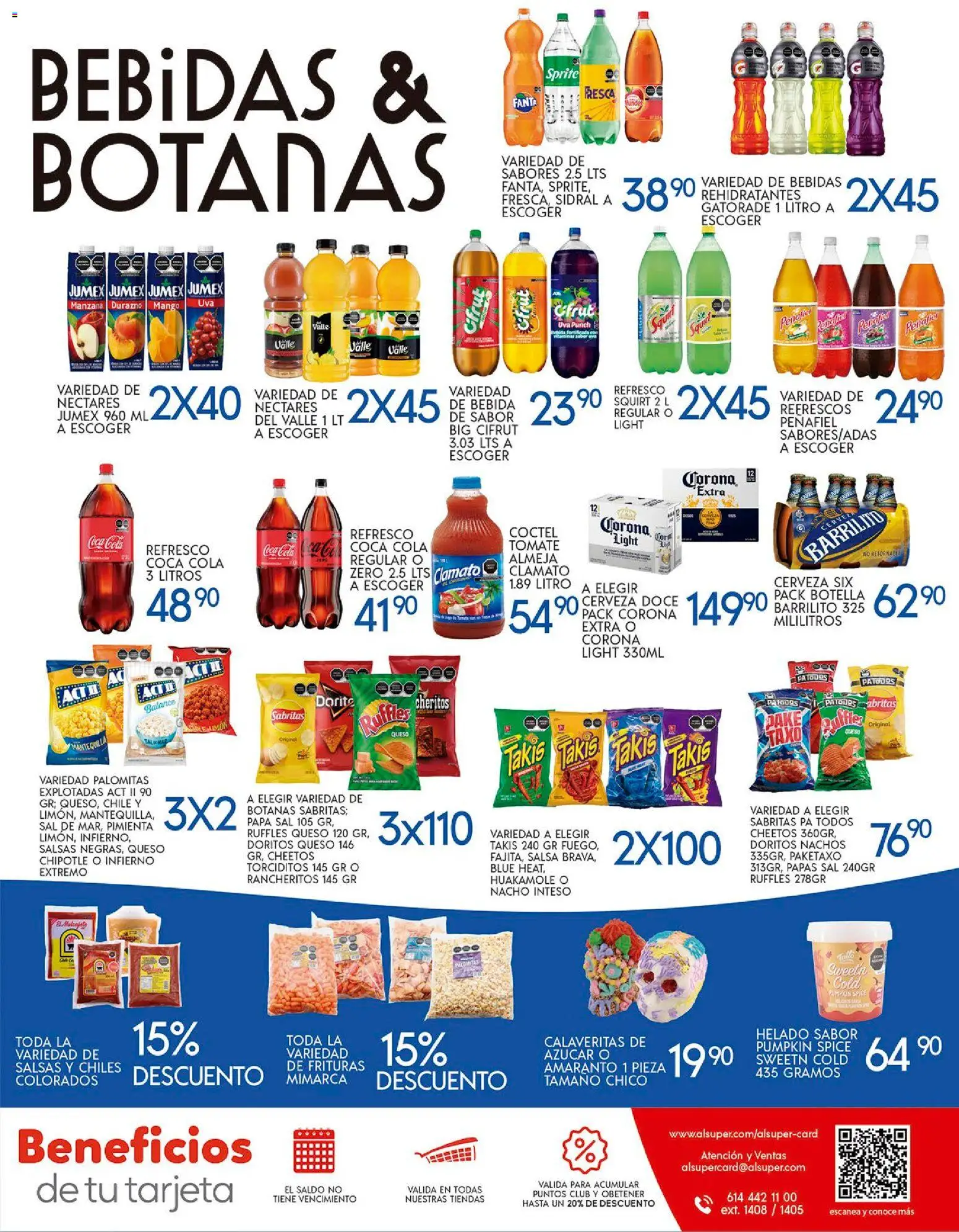 Nuevas ofertas de Alsuper válidas en toda la República Mexicana desde el 24.10.2025. ¡Encuentra las mejores ofertas en Alsuper folleto Durango! | Página: 7 | Productos: Papa, Azúcar, Pimienta, Limón