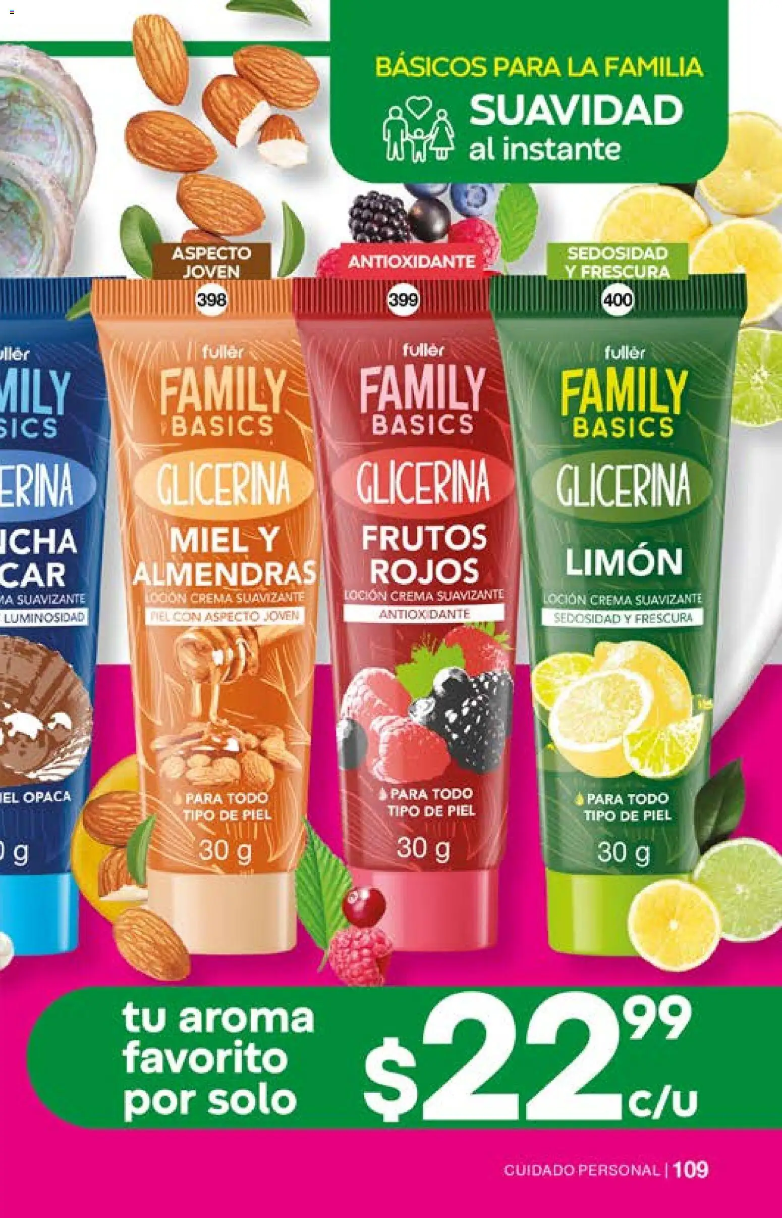 Nuevas ofertas de Fuller válidas en toda la República Mexicana desde el 15.04.2026. ¡Encuentra las mejores ofertas en Fuller campaña 1 2026! | Página: 111 | Productos: Almendras, Crema, Limón, Loción