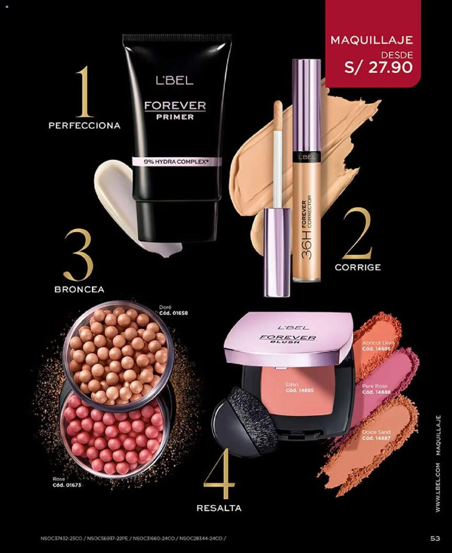 Catálogo L'Bel válido desde 14.11.2025 | Página: 53 | Productos: Maquillaje, Corrector