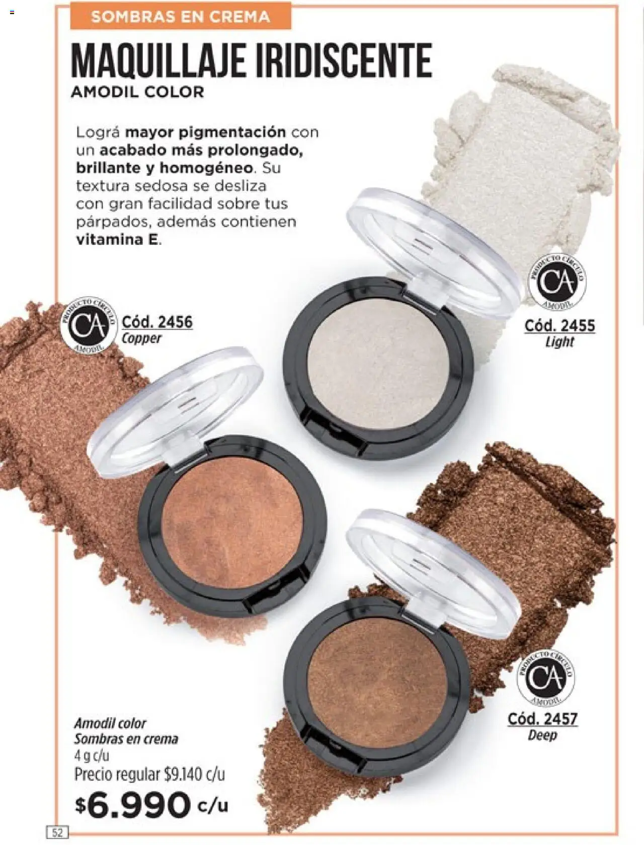 Catálogo Amodil Campaña 16 │ válido desde el 01.10.2025 | Página: 52 | Productos: Sobre, Maquillaje, Crema