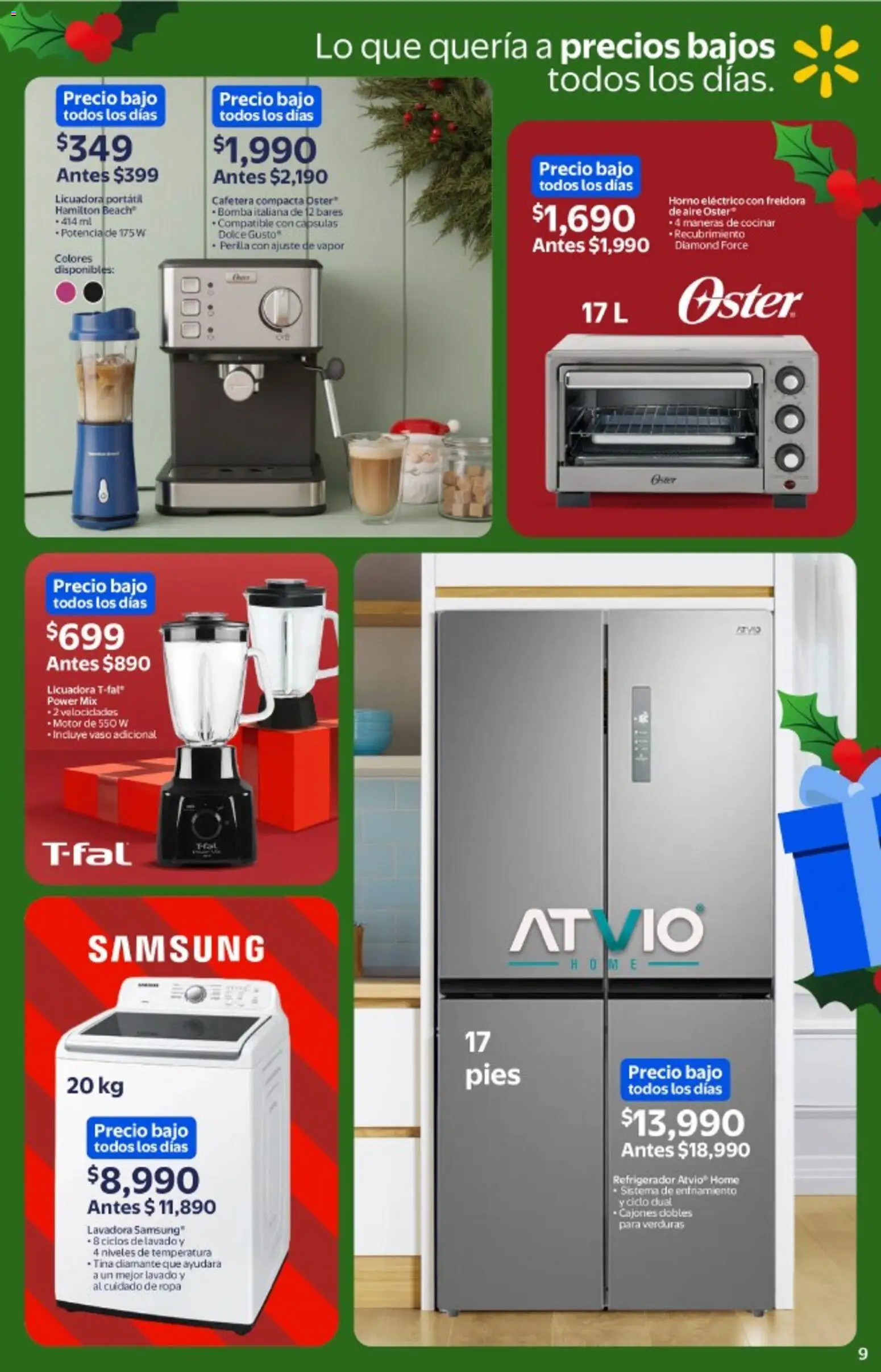 Nuevas ofertas de Walmart válidas en toda la República Mexicana desde el 26.11.2025. ¡Encuentra las mejores ofertas en Walmart folleto! | Página: 9