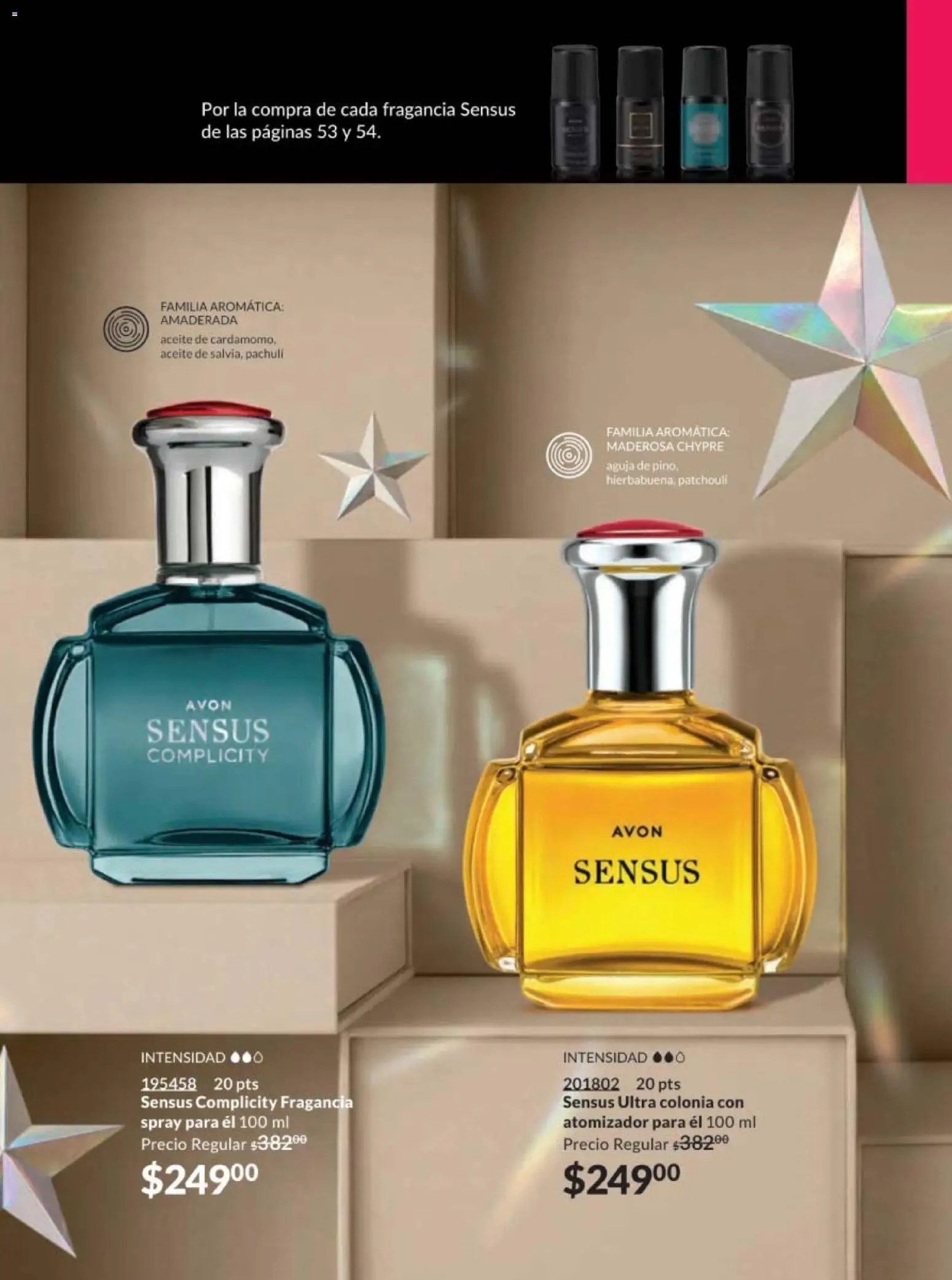 Nuevas ofertas de AVON válidas en toda la República Mexicana desde el 28.11.2025. ¡Encuentra las mejores ofertas en AVON campaña 18 2025! | Página: 53 | Productos: Aceite, Fragancia