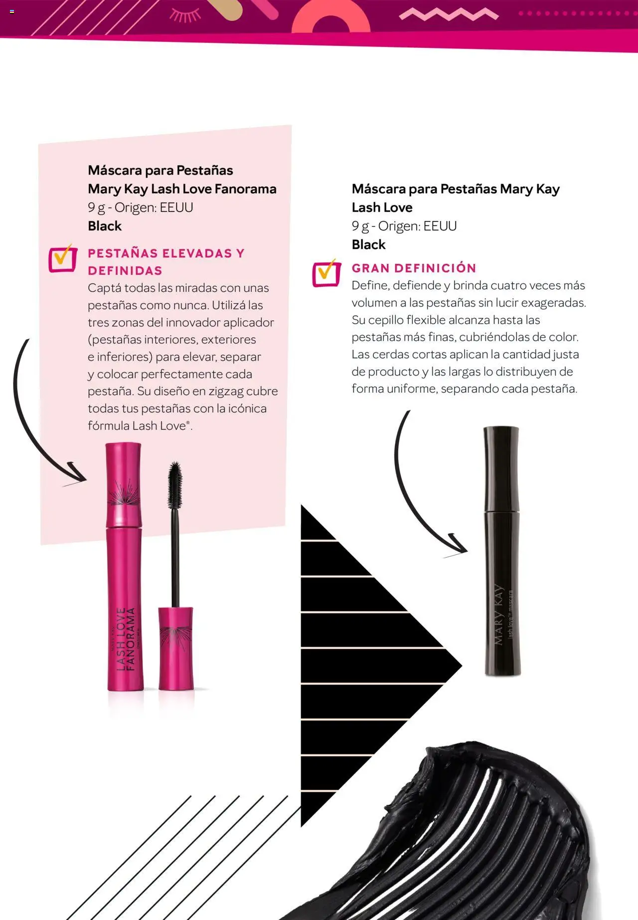 Mary Kay catálogo │ válido desde el 01.08.2025 | Página: 23 | Productos: Flexible, Cepillo, Máscara