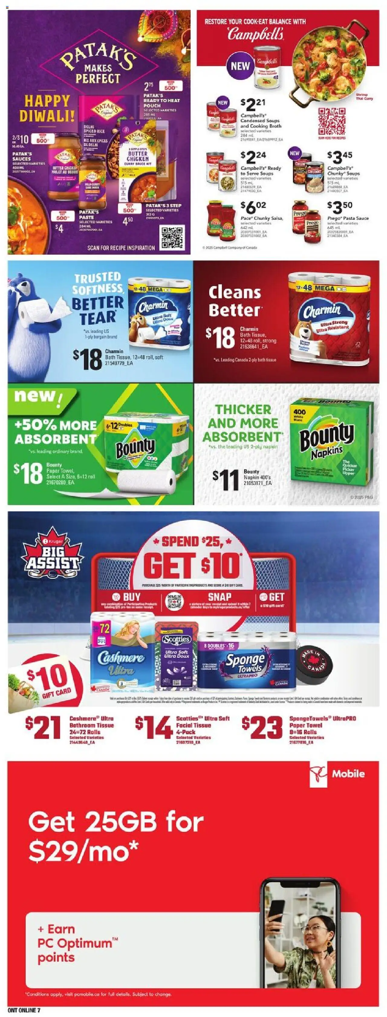 Zehrs flyer valid from 16.10.2025 | Page: 24 | Products: Pasta, Sponge, Bath, Butter