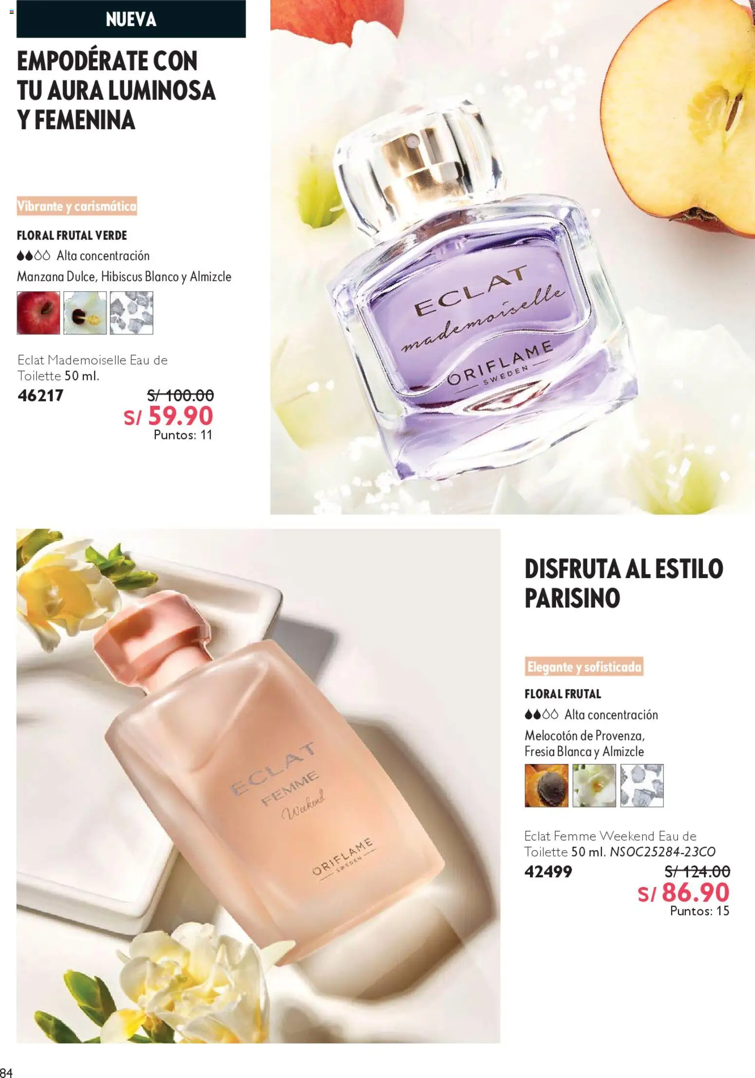 Catálogo Oriflame válido desde 27.12.2025 | Página: 84 | Productos: EAU de Toilette