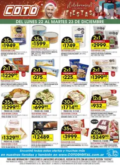 Vista previa Coto - Fiestas válido desde el 22.12.2025