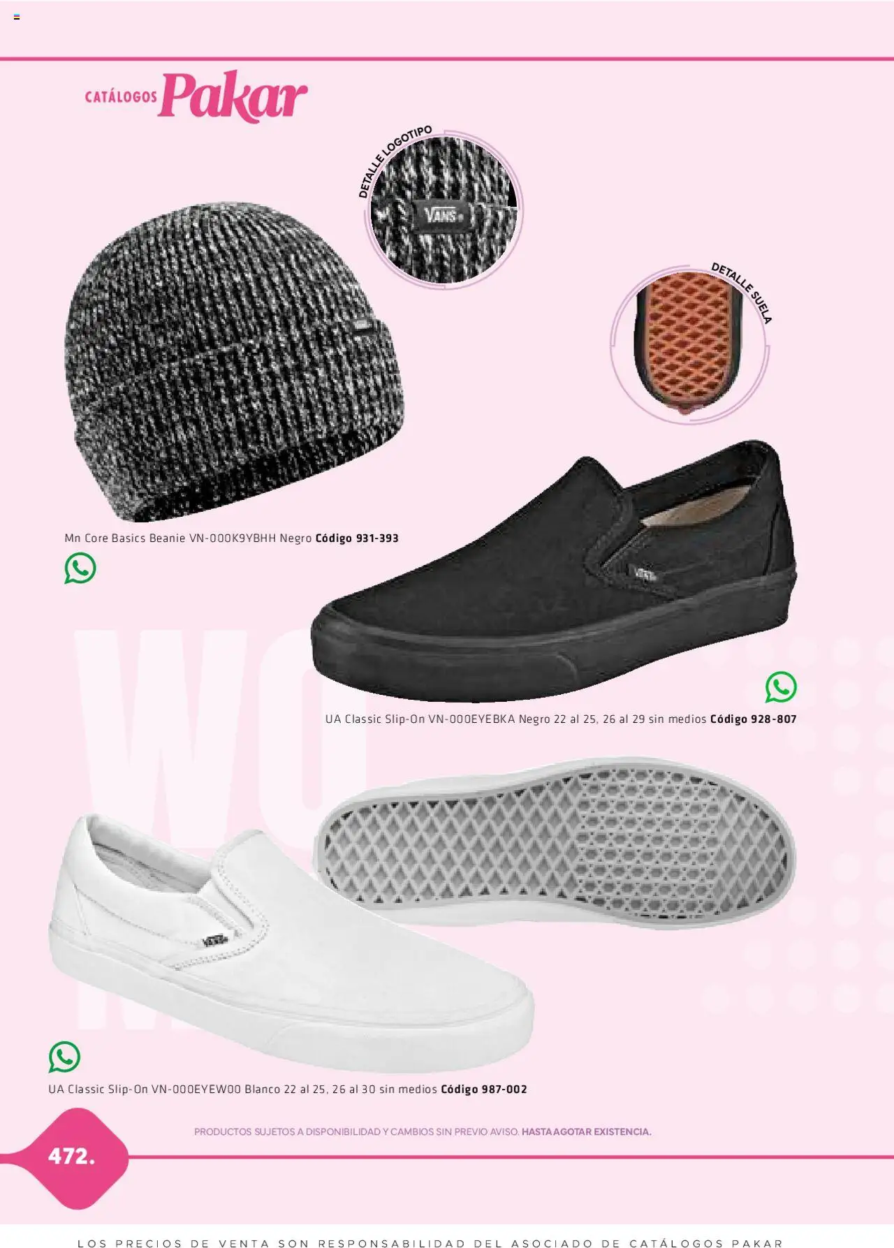 Nuevas ofertas de SC Pakar válidas en toda la República Mexicana desde el 06.03.2025. ¡Encuentra las mejores ofertas en SC Pakar catálogo Women! | Página: 472