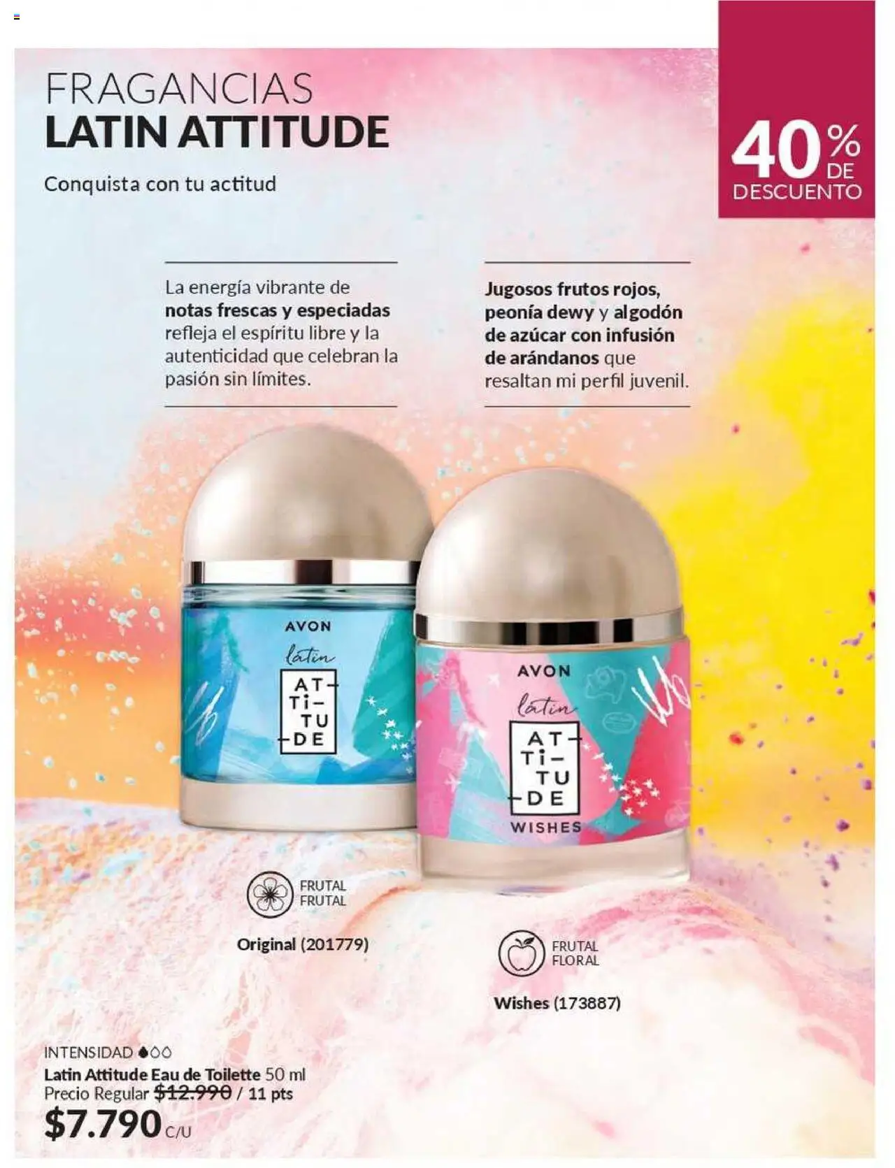 Catálogo Avon Campaña 12 │ válido desde el 22.07.2025 | Página: 72 | Productos: Arándanos, Algodón, Eau de toilette, Azucar