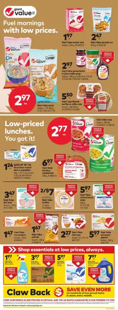 Preview of Giant Value chicken breast strips, 200 g from shop Giant Tiger valid from 25.12.2025 | Page: 5