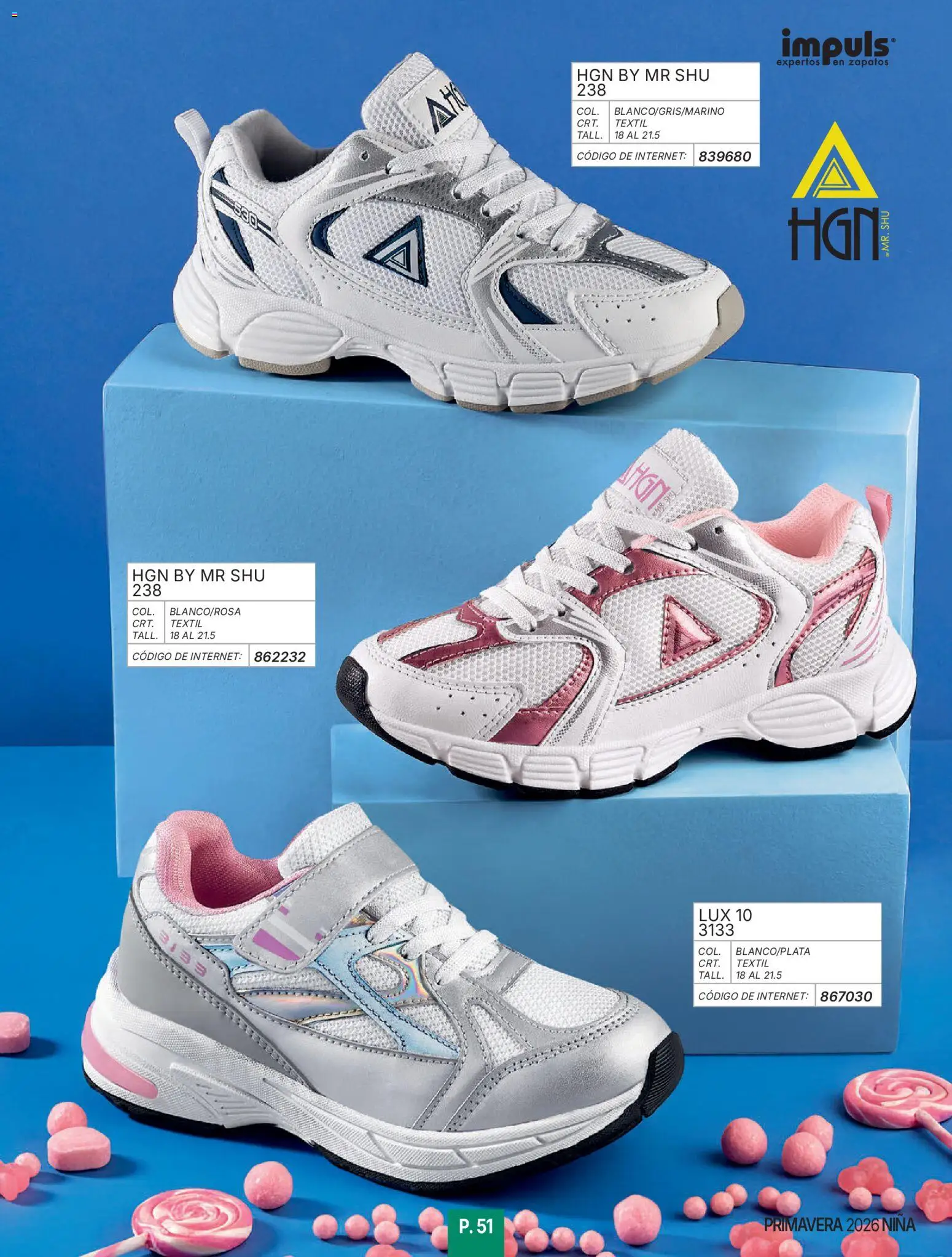 Nuevas ofertas de Impuls válidas en toda la República Mexicana desde el 01.01.2026. ¡Encuentra las mejores ofertas en Impuls catálogo Niña! | Página: 53 | Productos: Zapatos