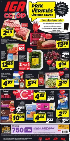 Preview of IGA weekly flyer / circulaire from shop IGA valid from 10.07.2025