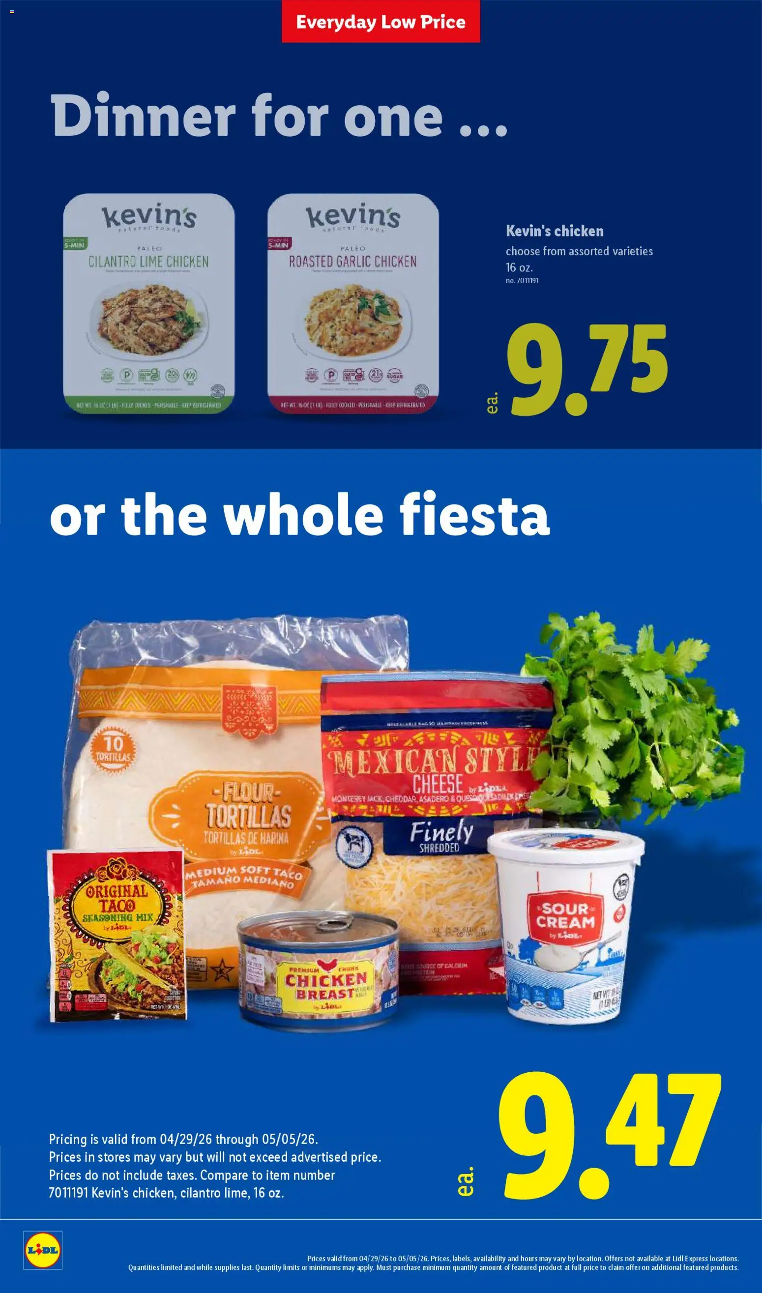 Lidl Weekly Ad - valid from 29.04.2026 | Page: 26 | Products: Cheese, Cream, Garlic, Lime