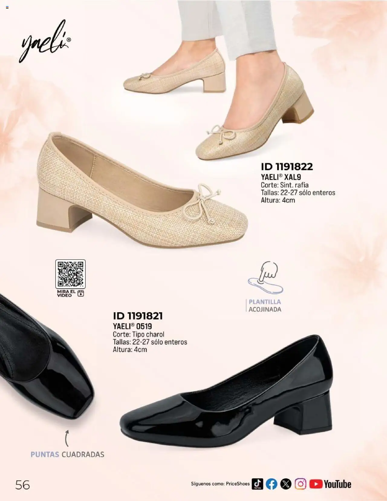 Nuevas ofertas de Price Shoes válidas en toda la República Mexicana desde el 10.02.2025. ¡Encuentra las mejores ofertas en Price Shoes catálogo Confort! | Página: 56 | Productos: Video