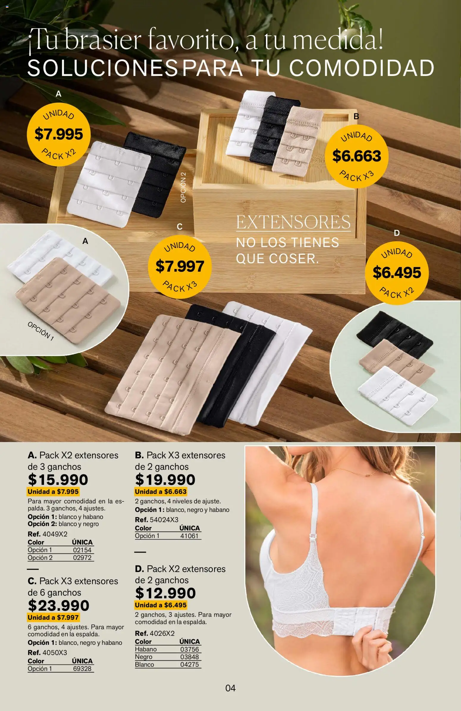 Leonisa revista - valida desde el 16.03.2026 | Página: 4 | Productos: Brasier