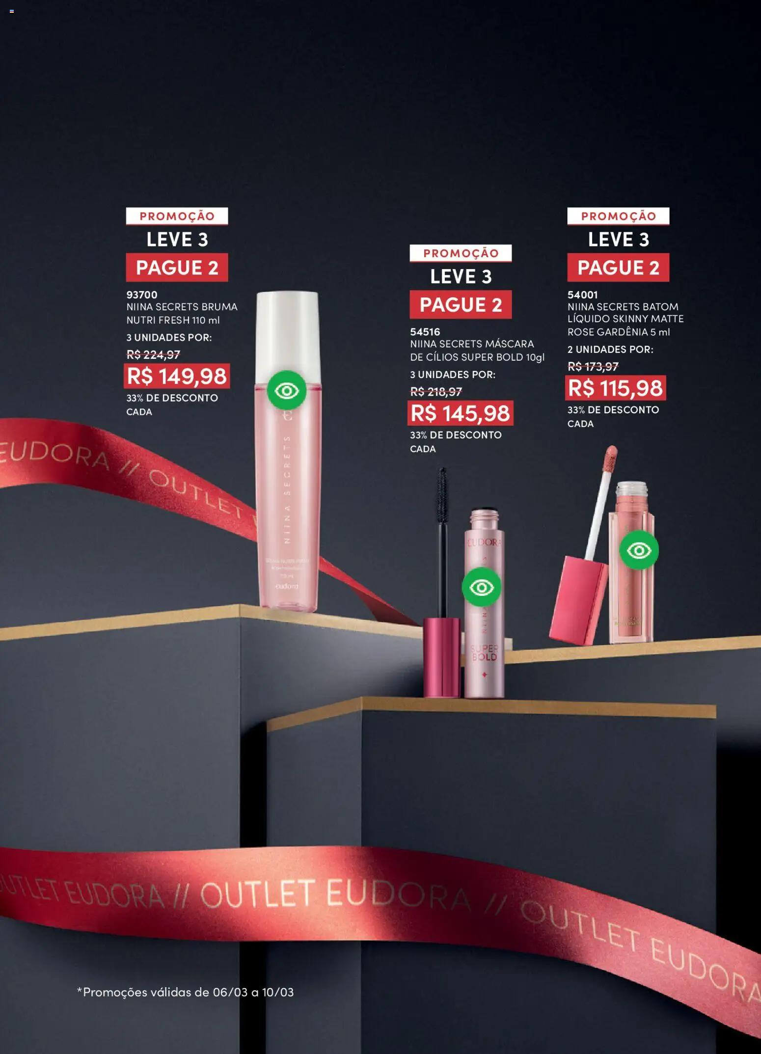 Eudora Folheto - válido de 19.02.2026 | Página: 121 | Produtos: Batom