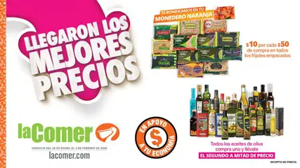 Vista previa de La Comer folleto, nuevo folleto de la tienda, válido en México a partir del 28.01.2026
