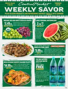 Preview of Central Market weekly ads valid from 30.07.2025