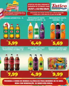 Tatico - Ofertas da semana - Pré-Visualização do folheto da loja Tatico, válido de 31.07.2025