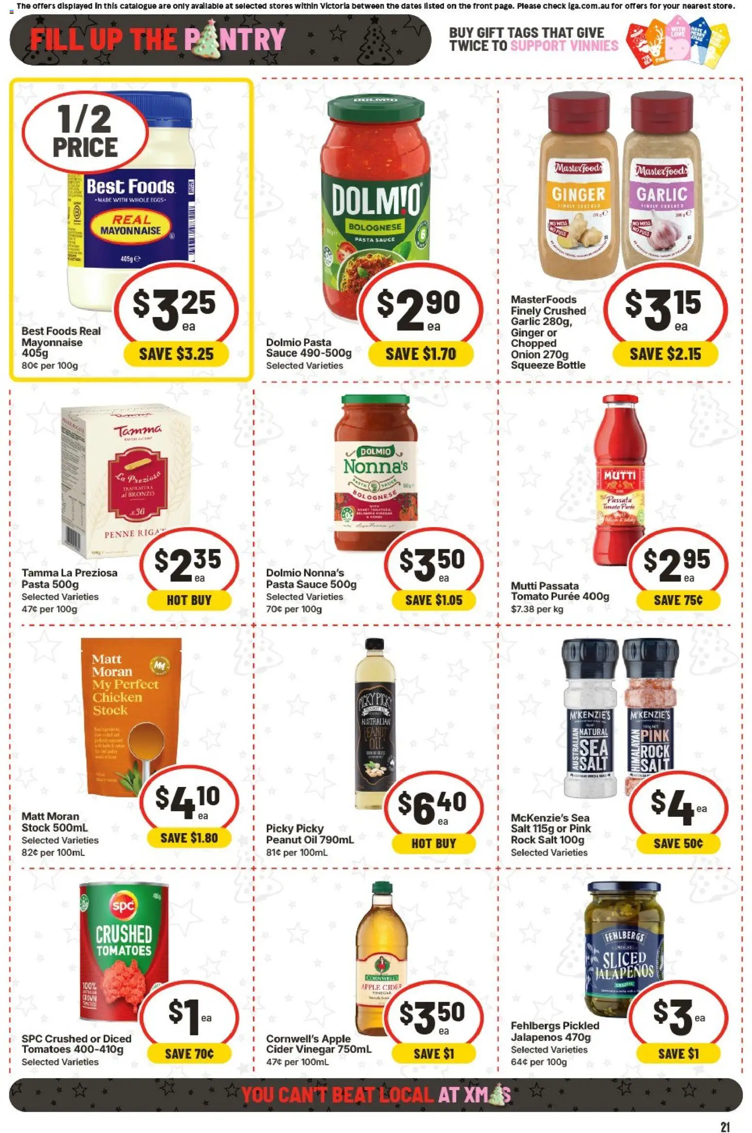 IGA catalogue - valid from 26.11.2025 | Page: 21 | Products: Ginger, Chicken, Sauce, Salt