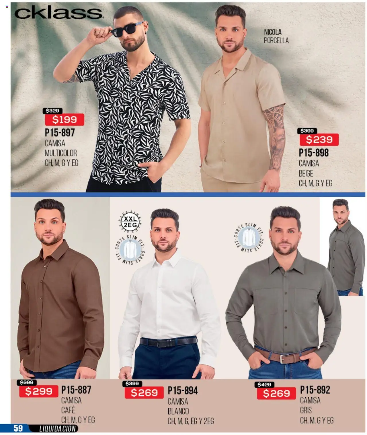Nuevas ofertas de Cklass válidas en toda la República Mexicana desde el 09.09.2025. ¡Encuentra las mejores ofertas en Cklass - Catálogo Liquidacion Calzado! | Página: 243 | Productos: Camisa, Café