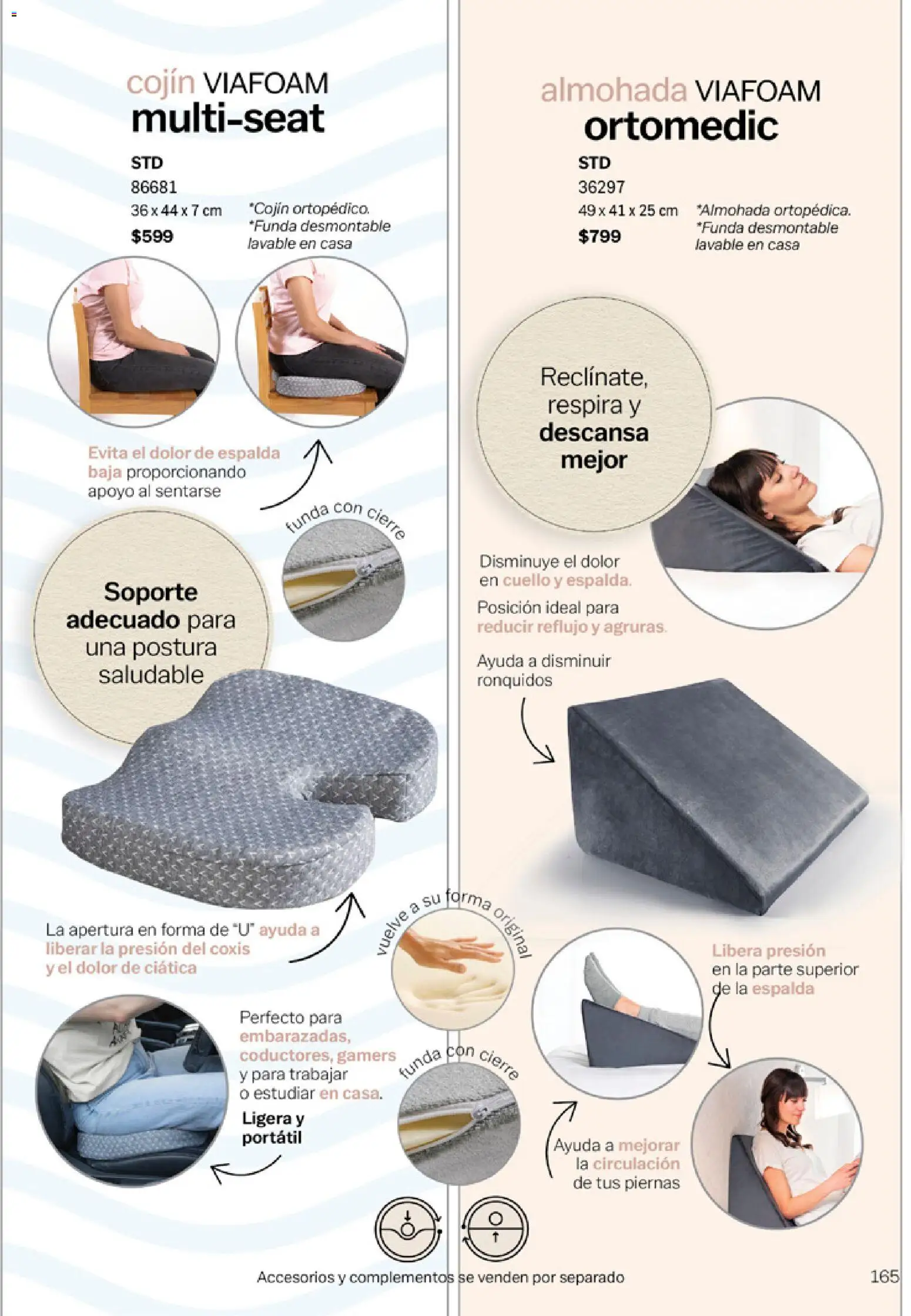 Nuevas ofertas de Vianney válidas en toda la República Mexicana desde el 06.03.2026. ¡Encuentra las mejores ofertas en Vianney catálogo Tu hogar, nuestra pasión! | Página: 167 | Productos: Funda, Almohada