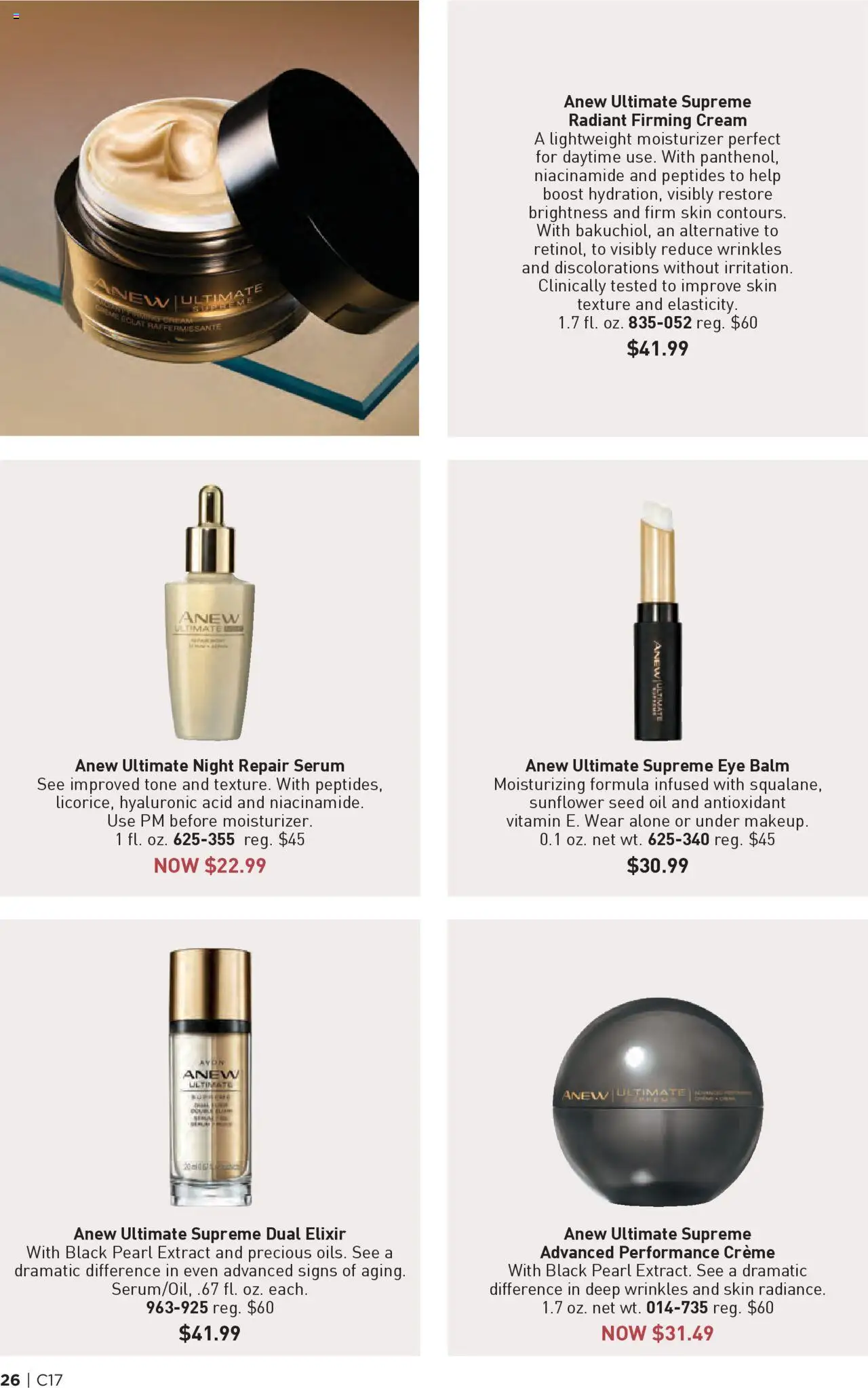 Avon Brochure - valid from 13.08.2025 | Page: 26 | Products: Vitamin, Oil, Cream