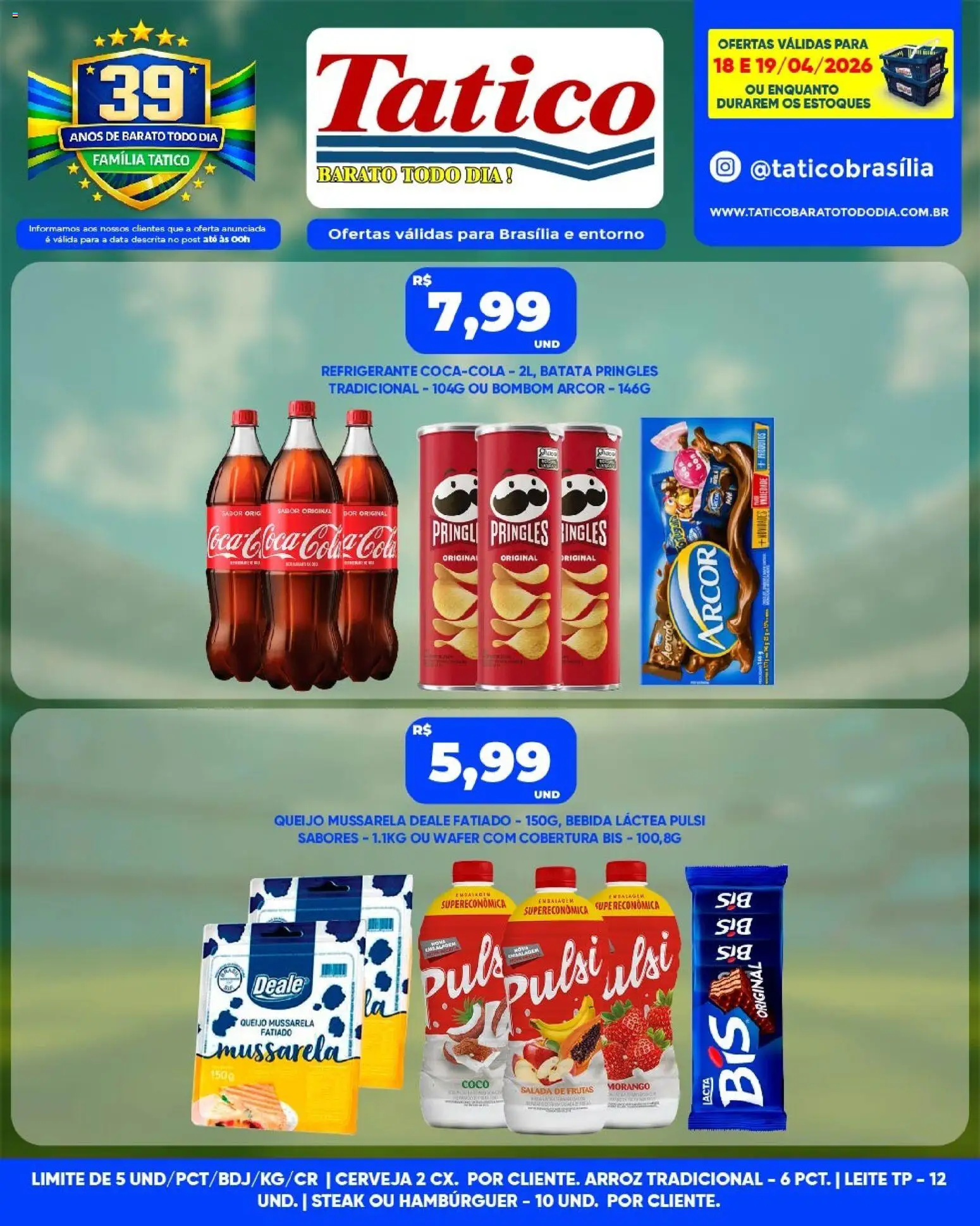 Tatico Folheto - válido de 18.04.2026 | Página: 6 | Produtos: Coco, Queijo, Refrigerante, Batata