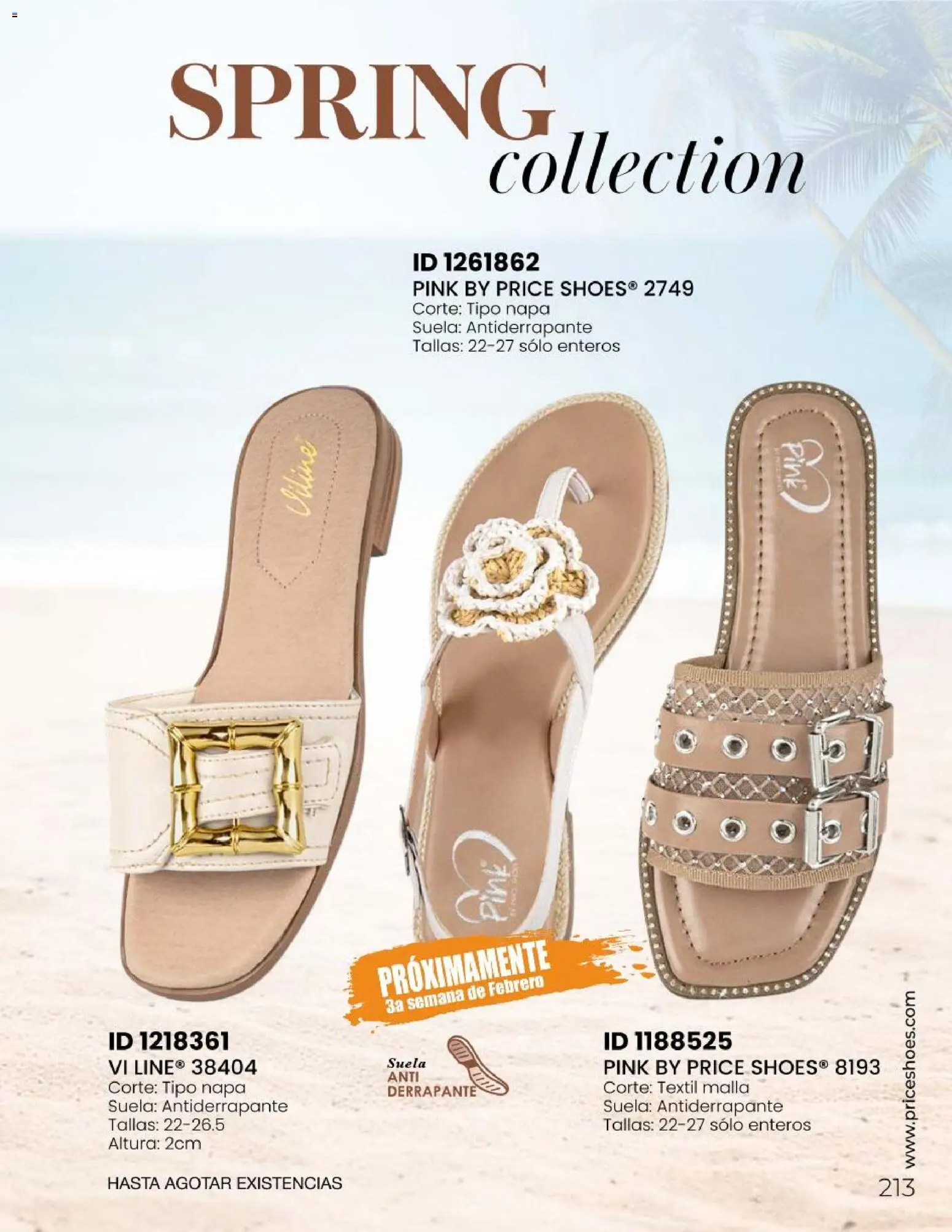 Nuevas ofertas de Price Shoes válidas en toda la República Mexicana desde el 31.01.2026. ¡Encuentra las mejores ofertas en Price Shoes Catálogo Sandalias ! | Página: 213 | Productos: Malla