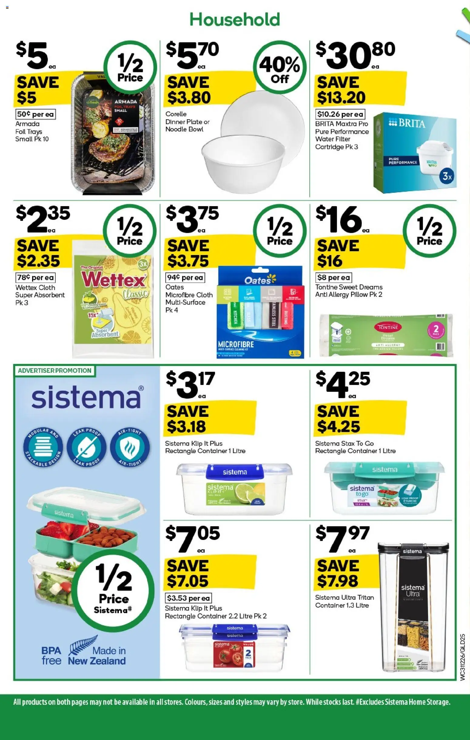 Woolworths catalogue - valid from 31.12.2025 | Page: 25 | Products: Household, Water, Pillow, Allergy