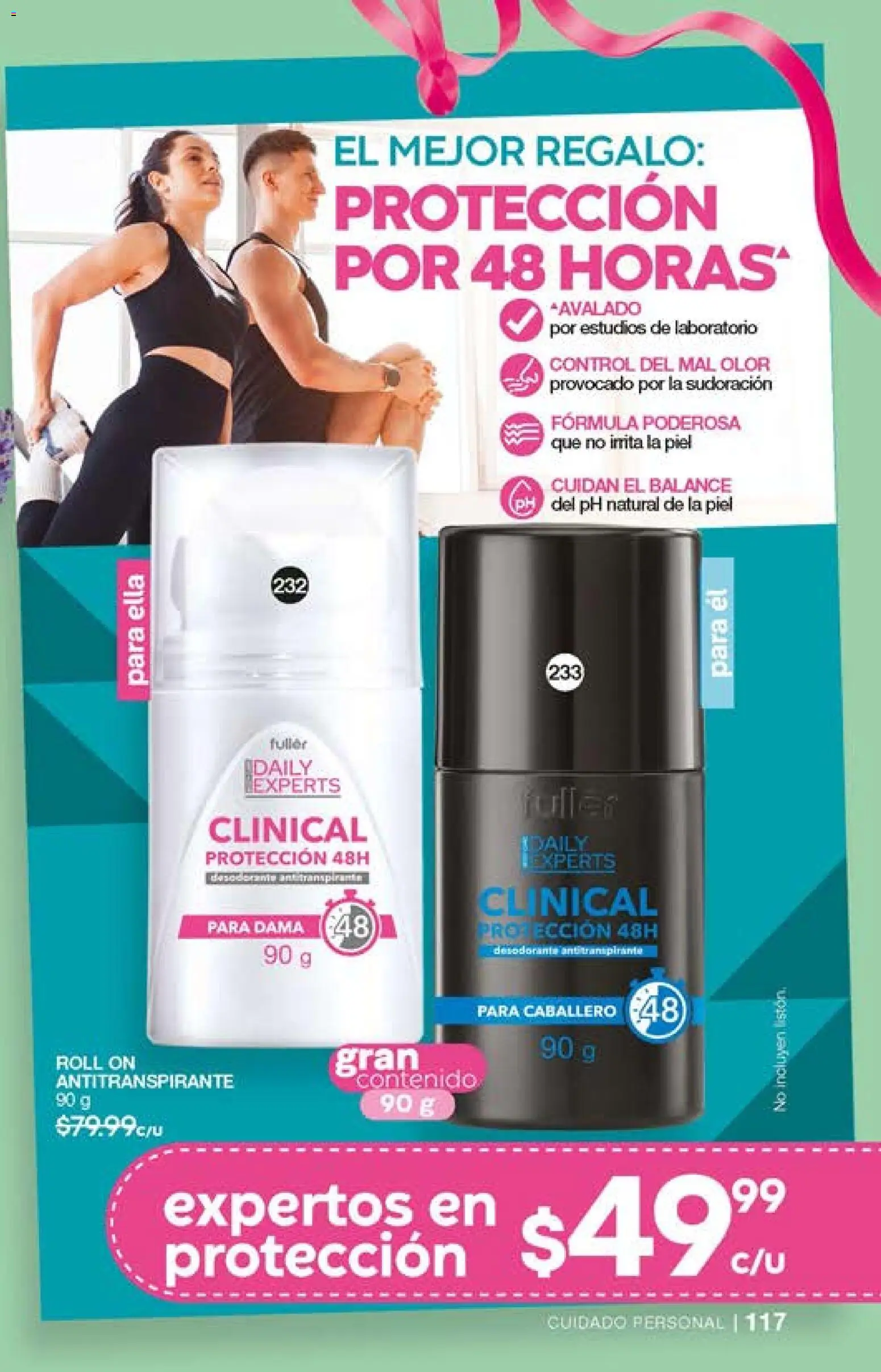 Nuevas ofertas de Fuller válidas en toda la República Mexicana desde el 29.10.2025. ¡Encuentra las mejores ofertas en Fuller campaña 15 2025! | Página: 117 | Productos: Desodorante, Antitranspirante