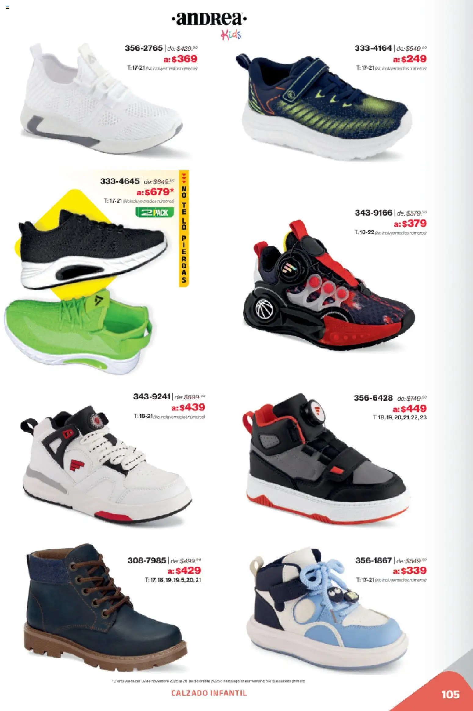 Nuevas ofertas de Andrea válidas en toda la República Mexicana desde el 02.11.2025. ¡Encuentra las mejores ofertas en Andrea catálogo Outlet! | Página: 105