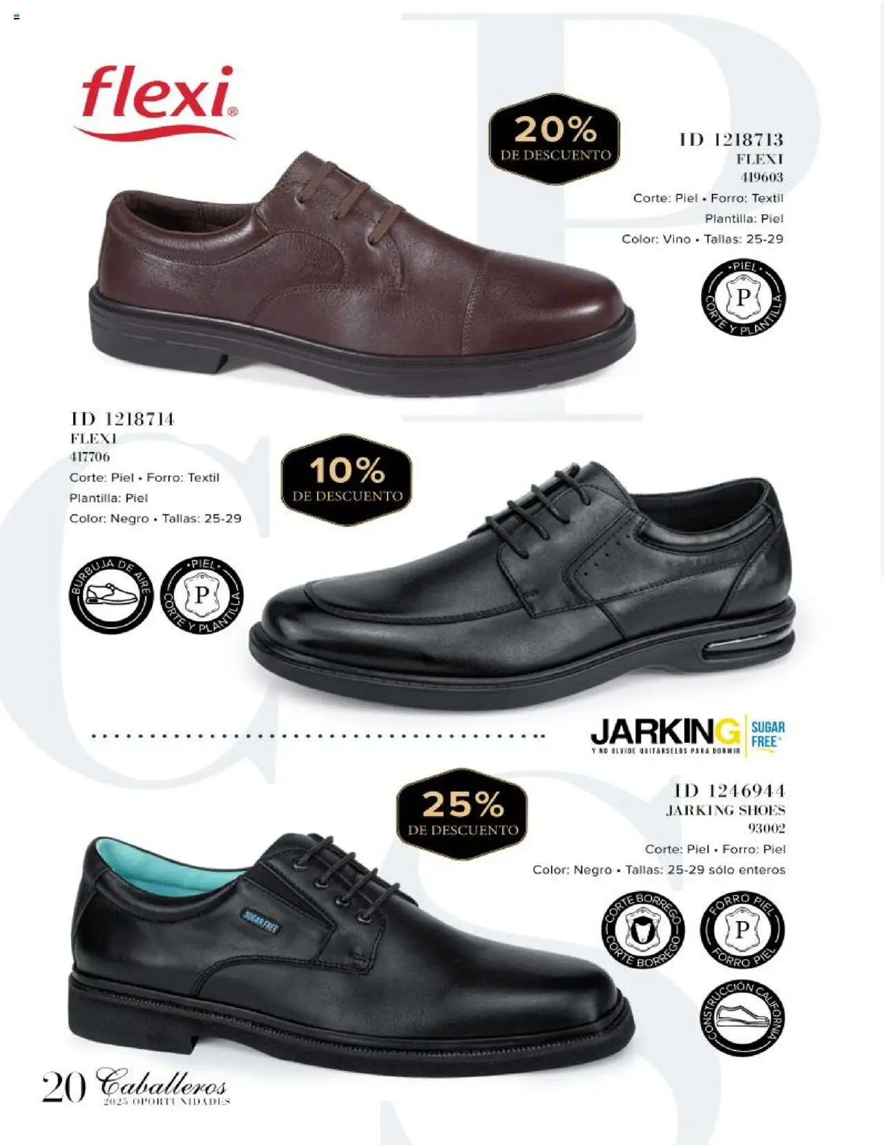 Nuevas ofertas de Price Shoes válidas en toda la República Mexicana desde el 15.09.2025. ¡Encuentra las mejores ofertas en Price Shoes - Catálogo Oportunidades Caballeros ! | Página: 20 | Productos: Vino, Té