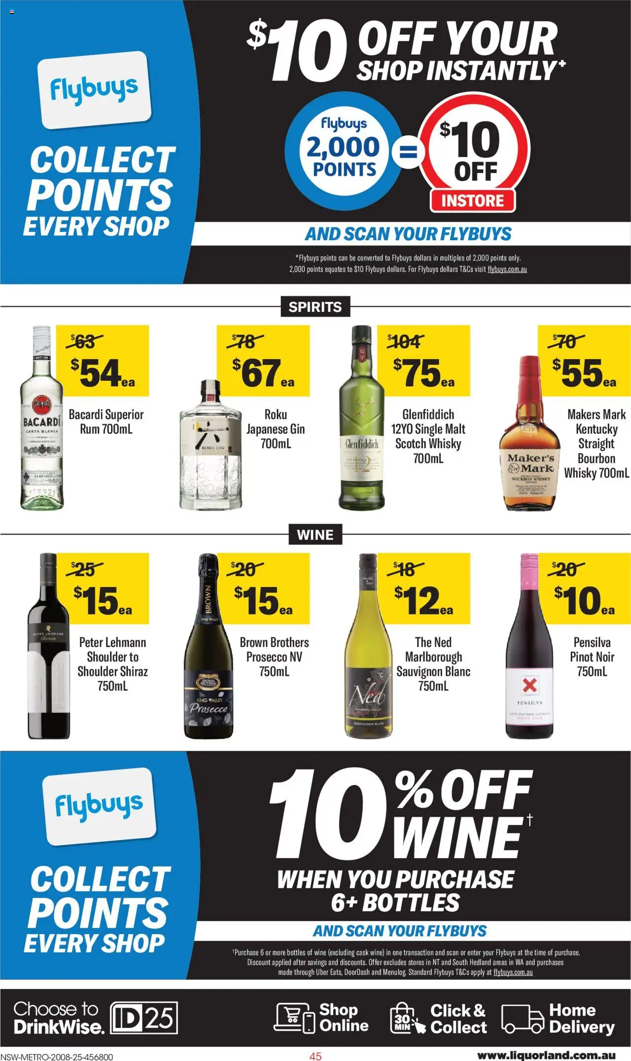 Liquorland catalogue - valid from 20.08.2025 | Page: 2 | Products: Wine, Bourbon, Rum, Scotch
