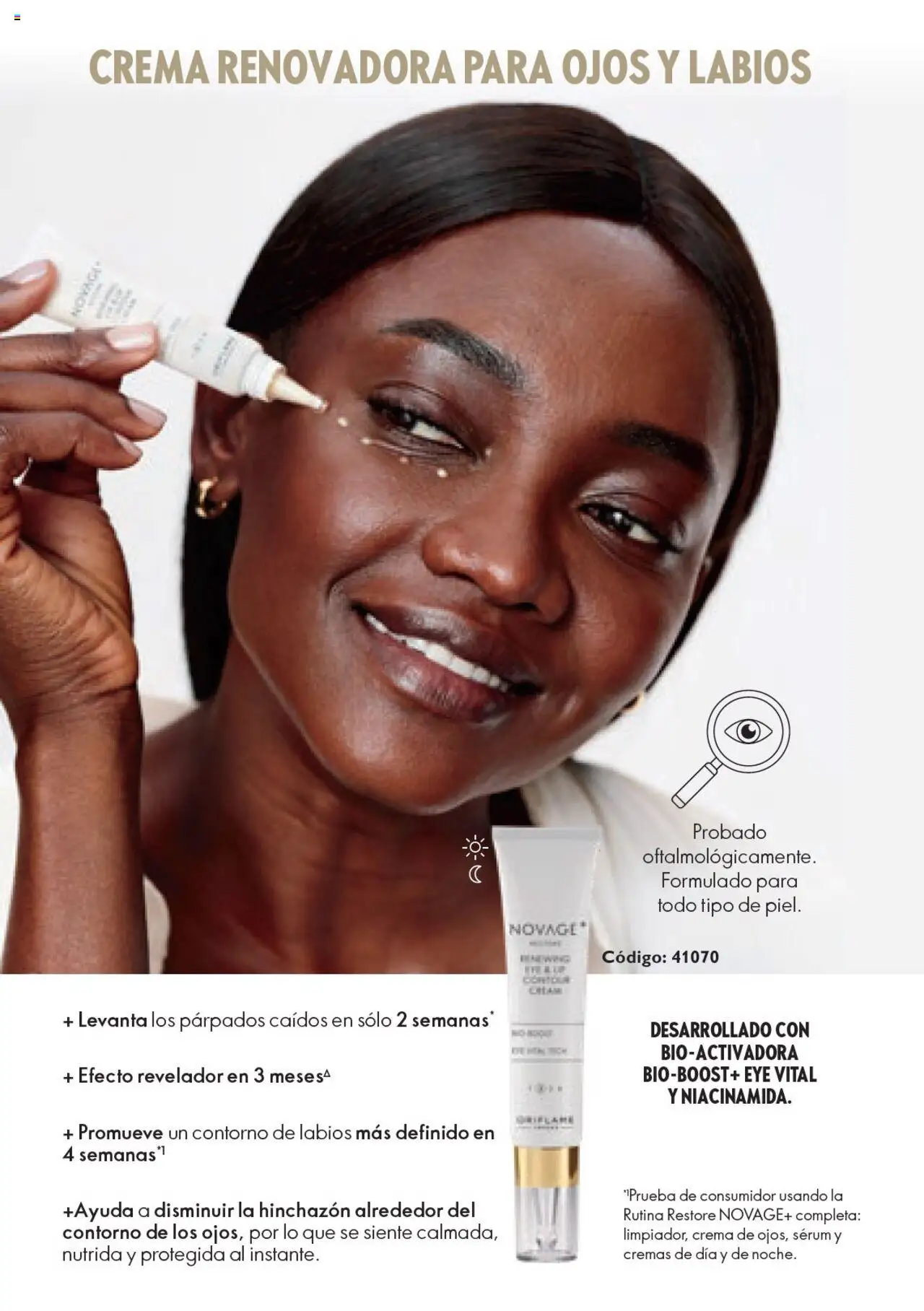 Nuevas ofertas de Oriflame válidas en toda la República Mexicana desde el 04.03.2025. ¡Encuentra las mejores ofertas en Oriflame campaña Novage 4 2025! | Página: 32 | Productos: Serum, Crema, Contorno
