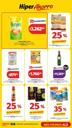 Hipermercado Libertad catálogo │ válido desde el 06.08.2025 | Página: 2 | Productos: Mayonesa, Sal, Oliva, Fideos