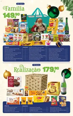 Arena Atacado - Ofertas Cestas de Natal - Pré-Visualização do folheto da loja Arena Atacado, válido de 24.10.2025 | Página: 7 | Produtos: Amendoim, Ervilha, Vinho, Panetone