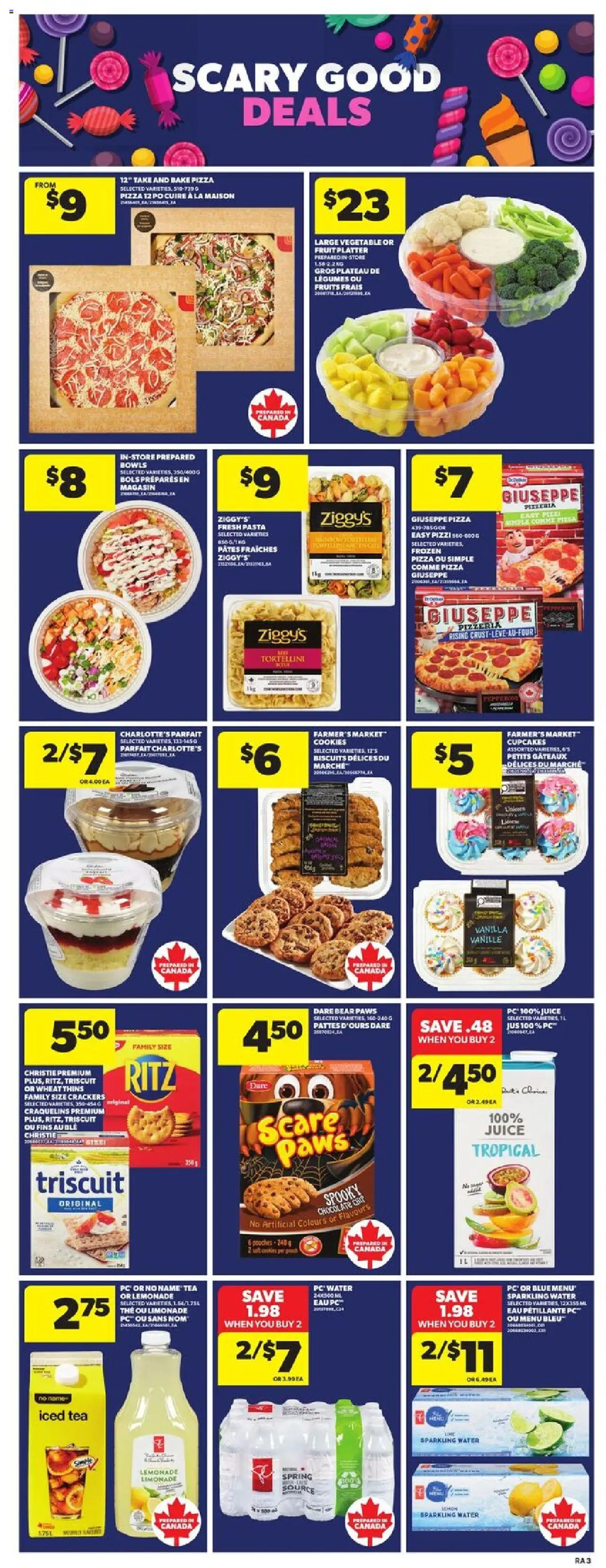 Atlantic Superstore flyer valid from 16.10.2025 | Page: 6 | Products: Tea, Pasta, Cookies, Juice