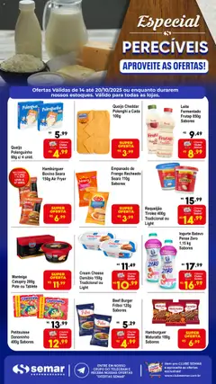 Semar Supermercado - Ofertas Especial Perecíveis - Pré-Visualização do folheto da loja Semar Supermercado, válido de 14.10.2025